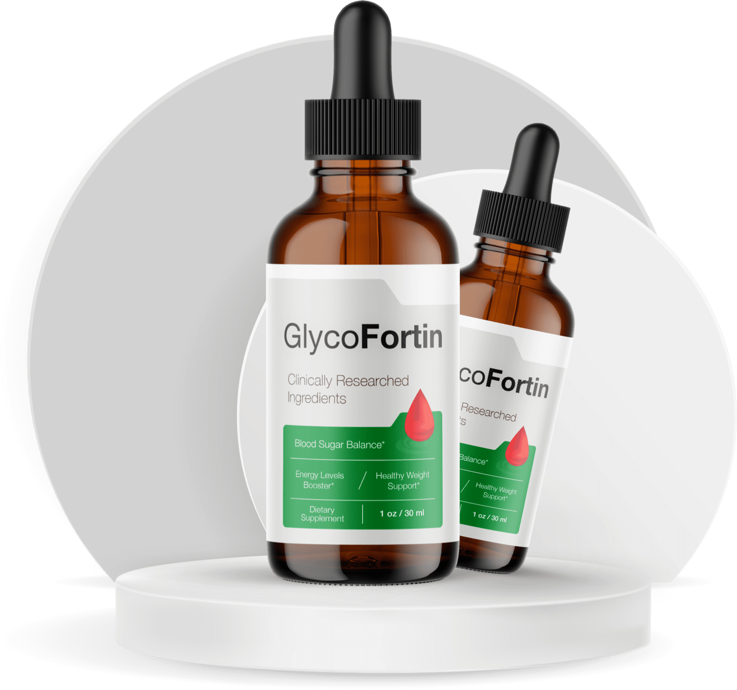 GlycoFortin Bottle - Natural Blood Sugar Support Supplement